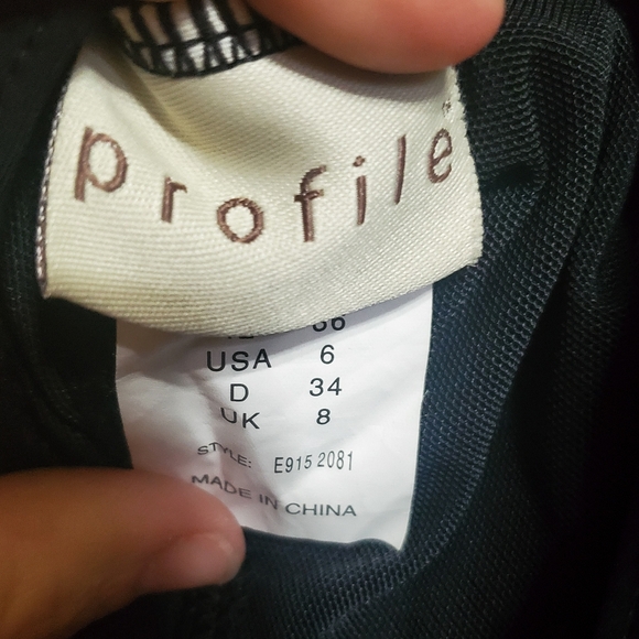 NWOT Black w/ruffle 1 piece swimsuit Profile by Gottex SZ 6 - Picture 3 of 5